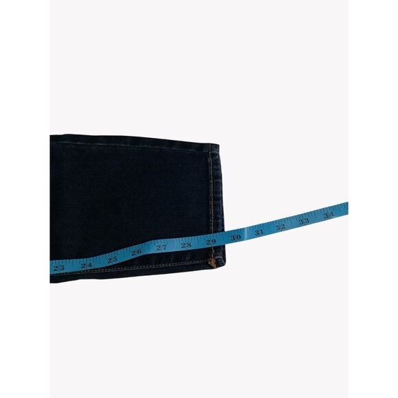 American Eagle Hi-Rise Jegging Jeans Size 12 Dark Wash Stretch Denim Slim Fit - Picture 4 of 6